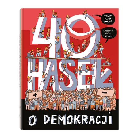 Okładka książki 40 haseł o demokracji