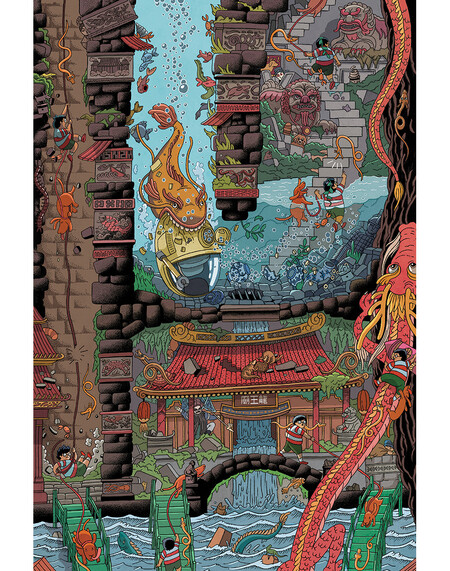 Strony książki Binek i Pulpet w królestwie chińskiego smoka